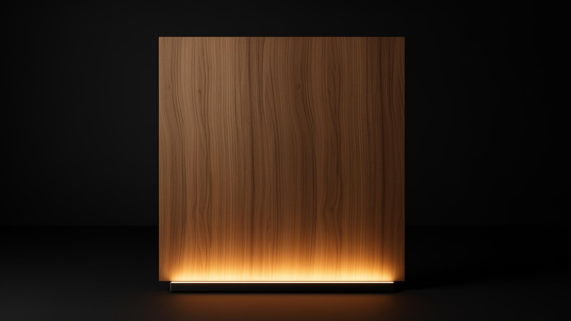Intégration bois + LED